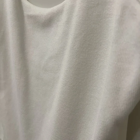 Privacy Please Bodysuit - Ribbed Tank Scoop Neck Low Back Bodysuit, Lined, sz M - Picture 2 of 5